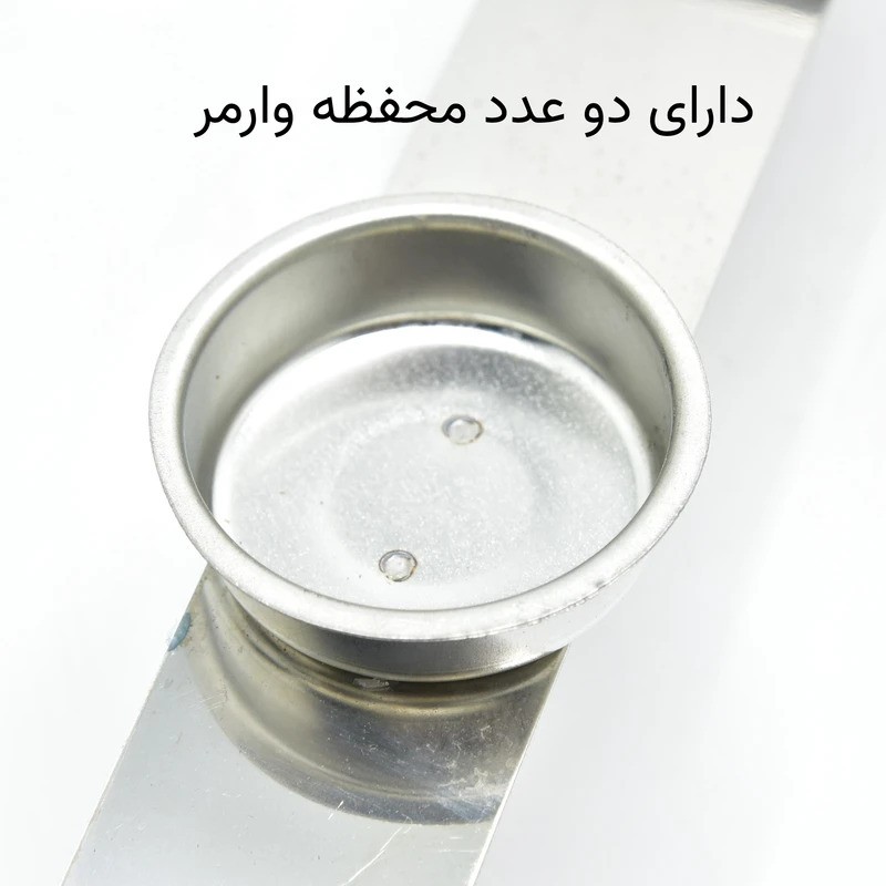 سوفله خوری مستطیل بزرگ رزلند مدل قایقی استیل
