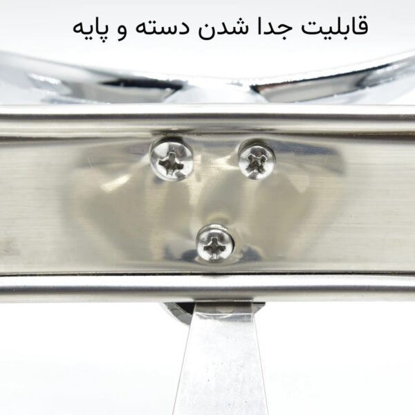 سوفله خوری رزلند مدل قایقی مجموعه 3 عددی استیل - Image 7