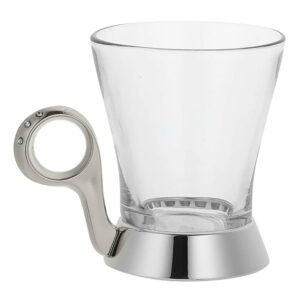 چای خوری رزلند 6 عددی مدل حلقه نگین استیل