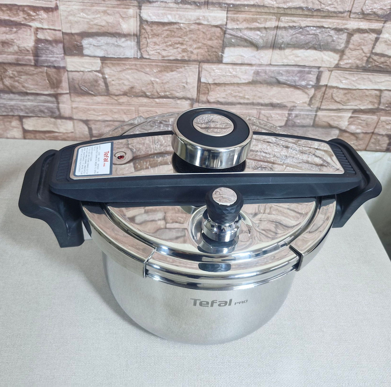 زودپز دوقلو کلیپسی تفال 7و5 لیتر مدل Tefal