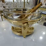 سوفله سالاد خوری رزلند مدل قایقی طلایی - Image 3