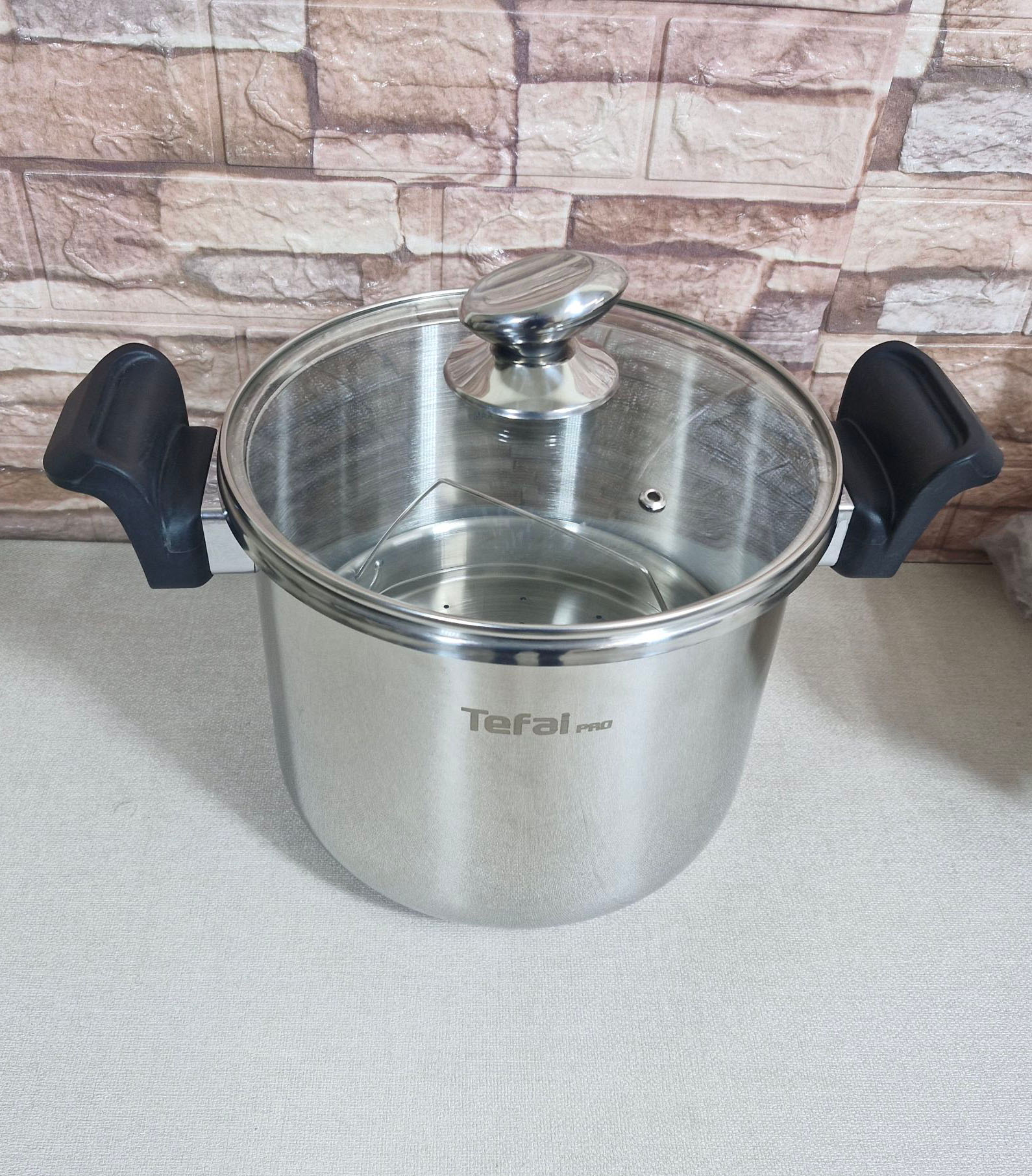 زودپز دوقلو کلیپسی تفال 7و5 لیتر مدل Tefal