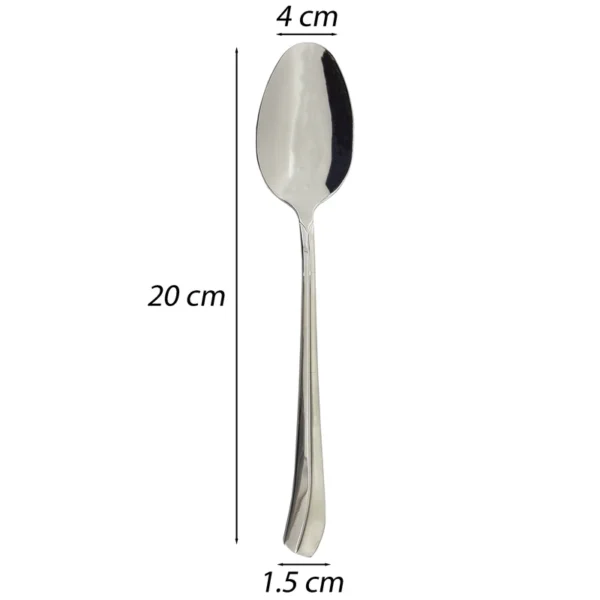 سرویس قاشق چنگال استیل ۱۴۲ پارچه یونیک طرح نیوسمپل - Image 4