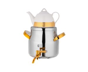 کتری قوری استیل kst مدل 4060 دارای دو قوری - Image 2