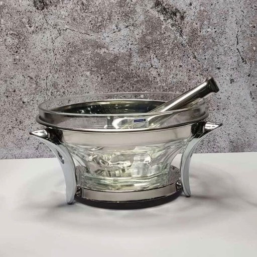 سوفله خوری رزلند مدل قایقی مجموعه 4 عددی استیل