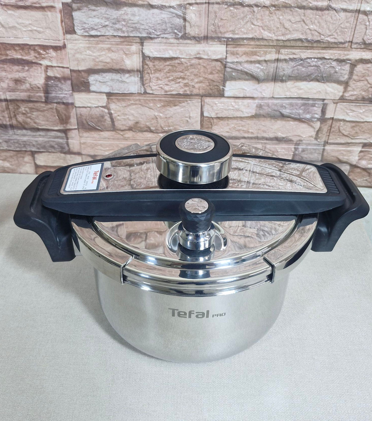 زودپز دوقلو کلیپسی تفال 7و5 لیتر مدل Tefal