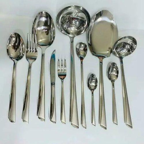 سرویس قاشق چنگال یونیک مدل ناخنی 24 نفره 142پارچه Unique