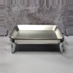 سوفله خوری رزلند مدل قایقی مجموعه 4 عددی استیل - Image 5