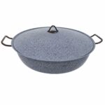 ماهیتابه چدن گرانیتی هاناتک سایز ۵۰ رنگ طوسی
