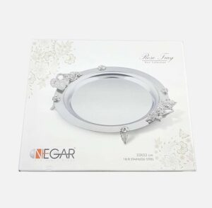 سینی پذیرایی نگار مدل رز کد 308 سایز ۱ - Image 3