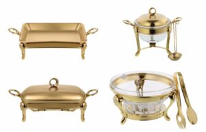 سوفله خوری حلقه نگین طلایی مدل رزلند مجموعه 4 عددی