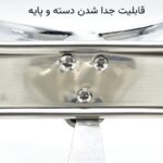 سوفله خوری مستطیل کوچک رزلند مدل قایقی استیل - Image 9
