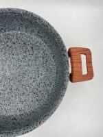 قابلمه چدن گرانیتی هاناتک سایز ۴۰ رنگ طوسی - Image 3