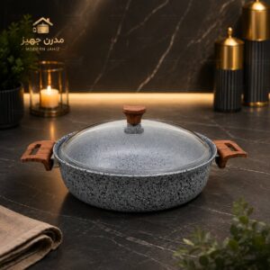 ماهیتابه چدن گرانیتی هاناتک سایز 28