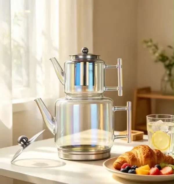 کتری قوری پیرکس شعله مستقیم مولتینی کد 4566