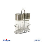 ست نمک و فلفل شیشه گرد یونیک Unique کد UN-1647