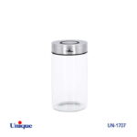 بانکه شیشه ای درب استیل یونیک Unique کد UN-1707