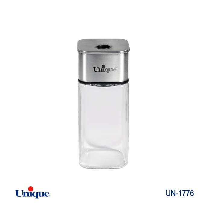 ادویه تک شیشه مربع یونیک UN-1776 ادویه تک شیشه مربع یونیک Unique کد UN-1776 - Image 1