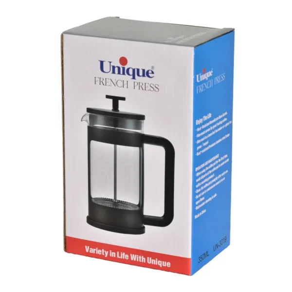 لیوان فرنچ پرس 350 میل یونیک UN-3019 - تصویر 2