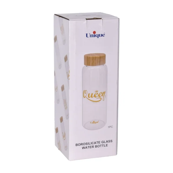 بطری آب متوسط درب چوبی یونیک UN-3058 - تصویر 3