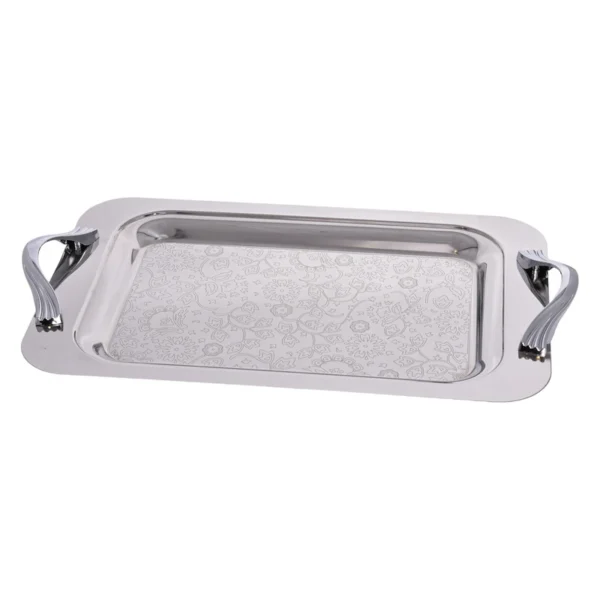 سینی براق استیل بدون پایه بزرگ یونیک مدل UN-4033 - تصویر 5