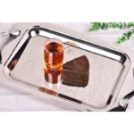 سینی براق استیل بدون پایه بزرگ یونیک مدل UN-4033 - تصویر 3