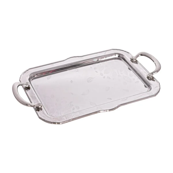 سینی استیل یک میل بدون پایه کوچک یونیک مدل UN-4019 - تصویر 4