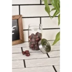 بانکه شیشه ای درب استیل یونیک Unique کد UN-1707 - Image 3