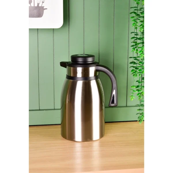 فلاکس 2 لیتر استیل دکمه وسط یونیک UN-1838 - تصویر 3