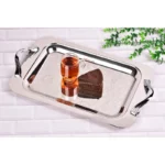 سینی براق استیل بدون پایه بزرگ یونیک مدل UN-4033 - تصویر 4