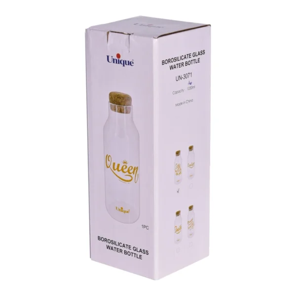 بطری آب متوسط درب بامبو یونیک UN-3071 - تصویر 3
