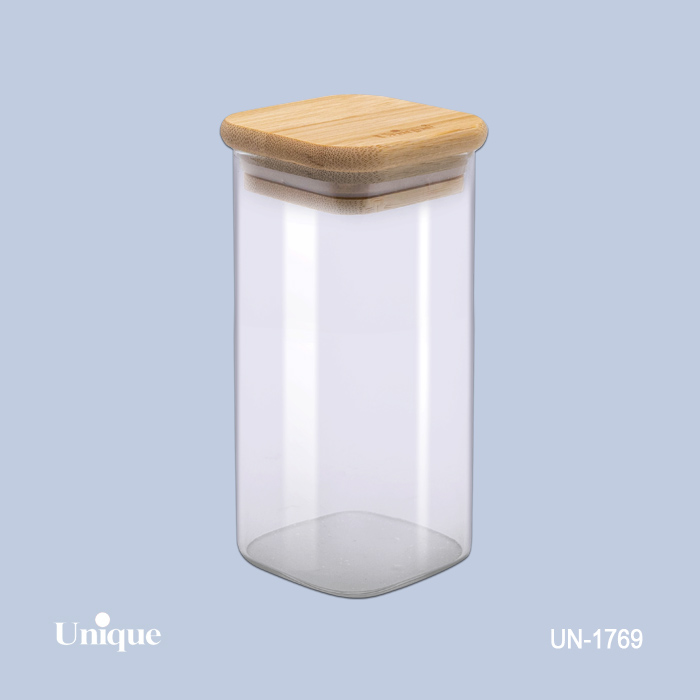 ادویه درب چوبی مربع ۱۲ سانت یونیک UN-1769 ادویه درب چوبی مربع ۱۲ سانت یونیک UN-1769 - Image 1