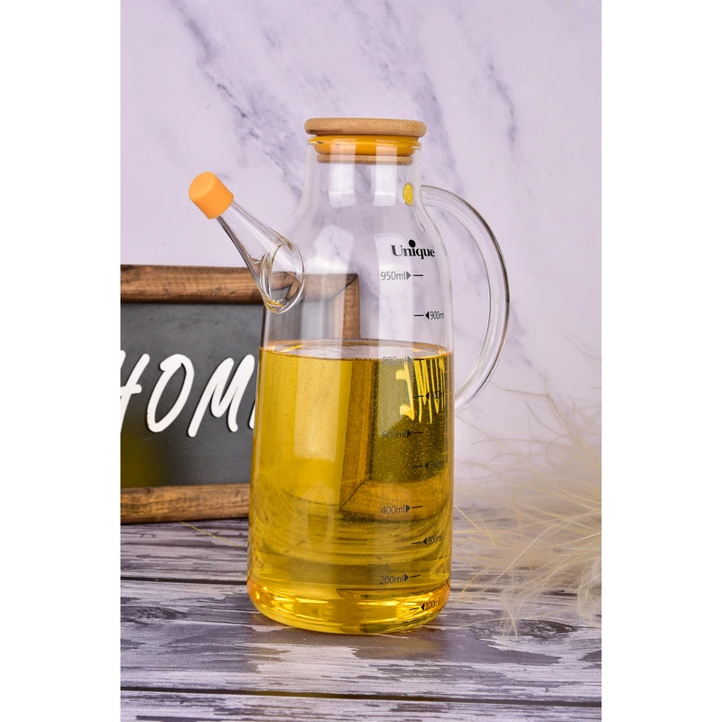ظرف روغن یونیک مدل 2009 پیرکس با درب بامبو ظرف روغن یونیک مدل 2009 - Image 1
