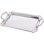 سینی استیل یک میل بدون پایه کوچک یونیک مدل UN-4027