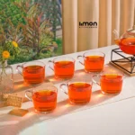 فنجان لیمون مدل دسته دار کد DH2282 مجموعه ۶ عددی - تصویر 2