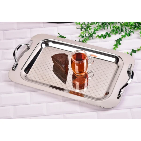 سینی دسته‌دار یونیک کد 02-4063 سایز ۳۰×۵۱ سانتی‌متر - تصویر 3