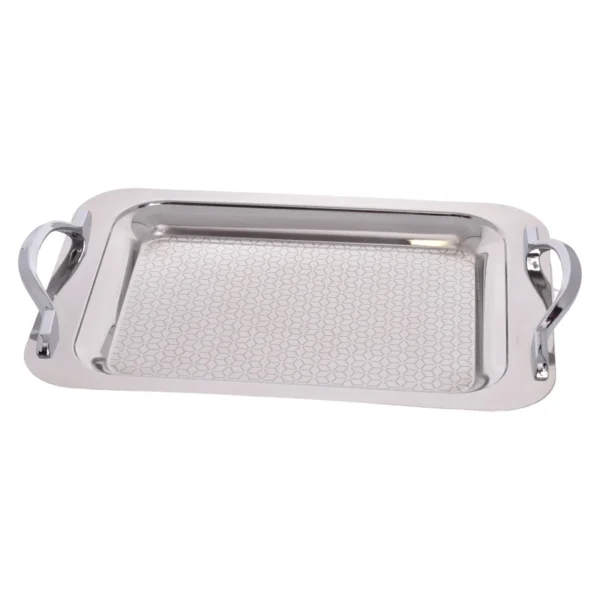 سینی براق استیل بدون پایه کوچک یونیک مدل UN-4067 - تصویر 4